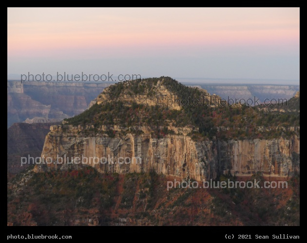 Rocky Mount under a Dawn Sky - North Rim, Grand Canyon, AZ