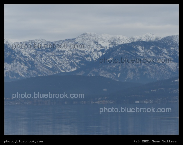 Frosted Mission Mountains - Flathead Lake, Lakeside MT