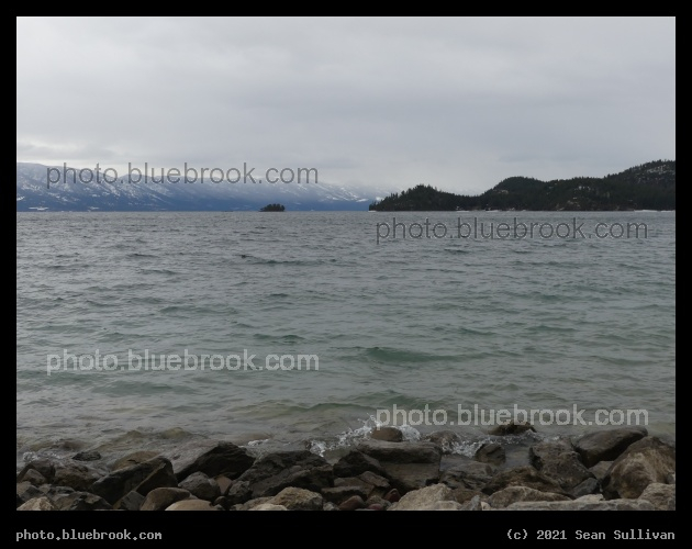 Rocks, Waves, and Mountains - West Shore, Flathead Lake, MT