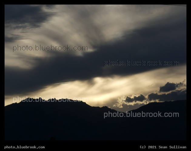 Backlit Evening Clouds - Corvallis MT
