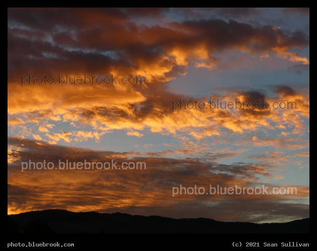 Salmon and Blue Sunrise - Corvallis MT
