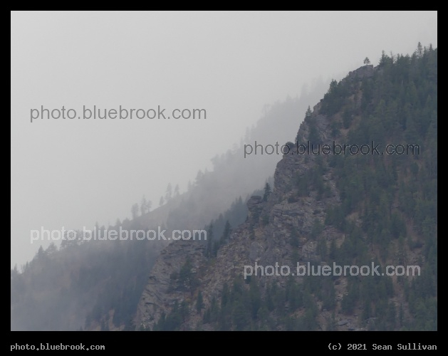 Rocky Outcrops in the Fog - Stevensville MT