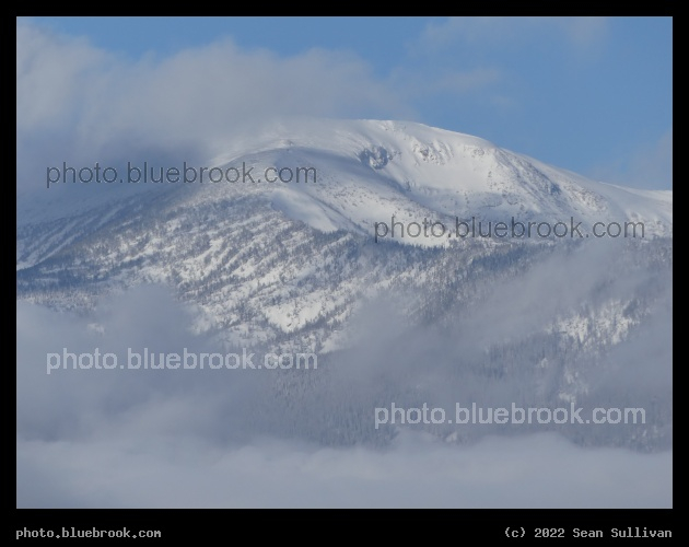 Snowy Peaks with Blue Sky - Corvallis MT