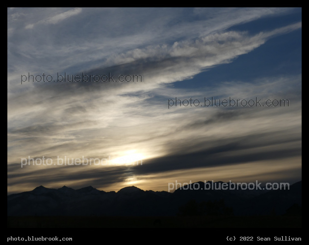 Sun through Wispy Clouds - Corvallis MT
