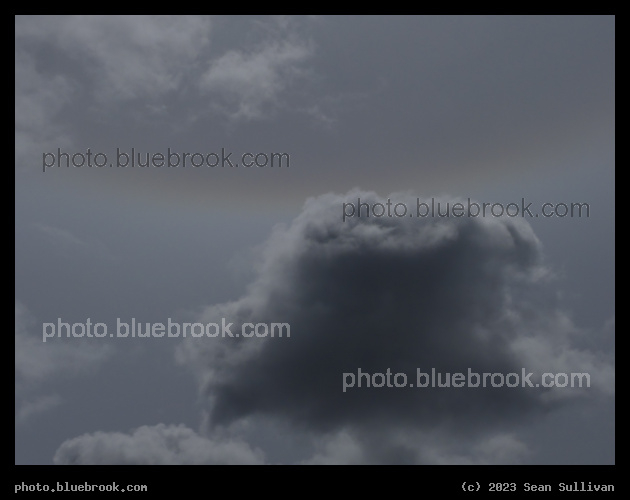 Color Arc behind Clouds - Corvallis MT