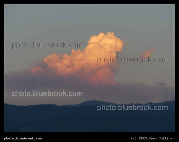 Sunset Clouds and Haze - Corvallis MT