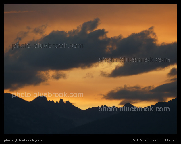 Orange Sky with Slate Clouds - Corvallis MT