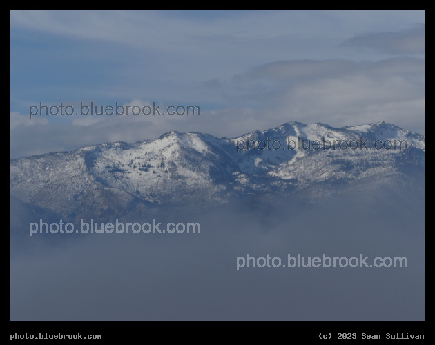 Fog below the Mountains - Corvallis MT