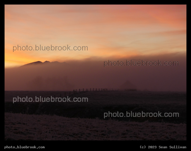 Dawn Winter Fog - Corvallis MT
