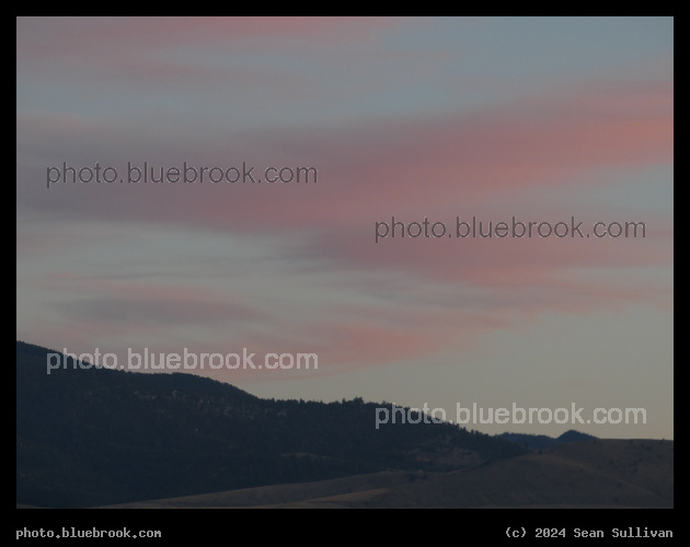 Raspberry Clouds at Sunrise - Corvallis MT