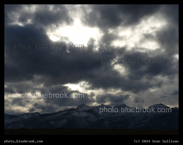 Sun through Dark Clouds - Corvallis MT
