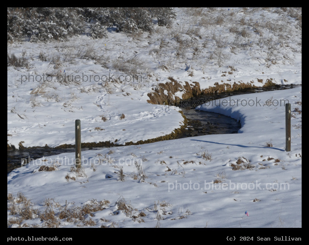 Bend in the Winter Stream - Corvallis MT