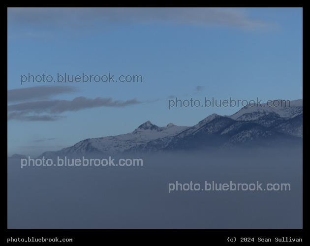 Mountains over Fog - Corvallis MT