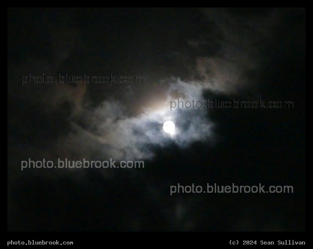 Illuminating Clouds at Night - Full moon, Corvallis MT