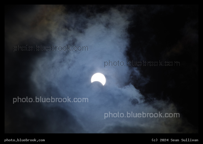 Solar Eclipse 2024 Center - Partial eclipse from Corvallis MT