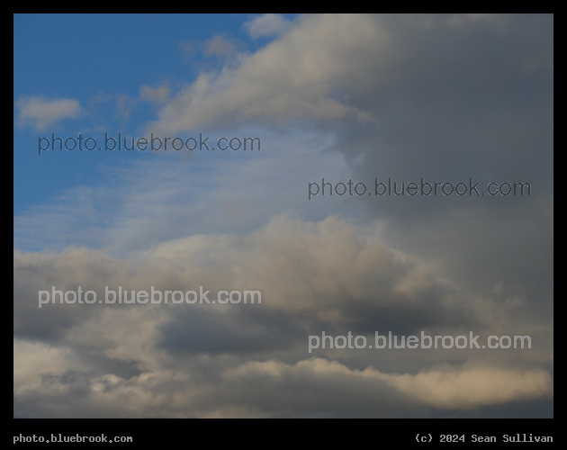 April Clouds and Blue Sky - Corvallis MT