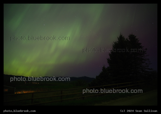 Cascades of Color - Geomagnetic storm of May 10-11, 2024 from Corvallis MT