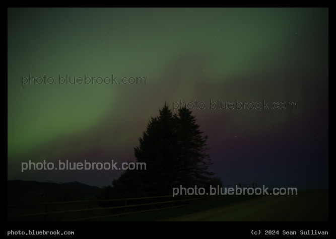 Green Sky - Geomagnetic storm of May 10-11, 2024 from Corvallis MT