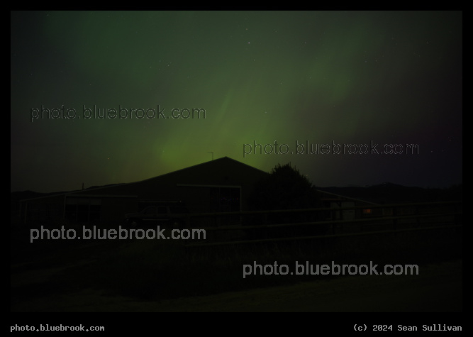 Green Glow - Geomagnetic storm of May 10-11, 2024 from Corvallis MT