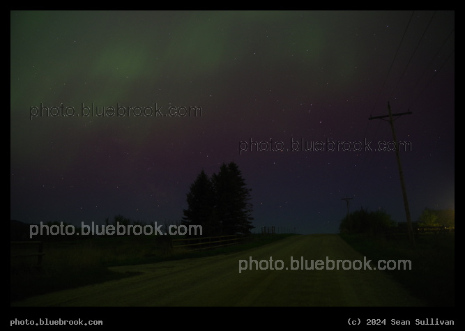 Northern Lights, Southern Sky - Geomagnetic storm of May 10-11, 2024 from Corvallis MT