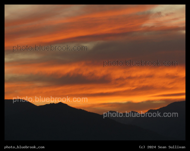 Bright Reddish Sunset - Corvallis MT