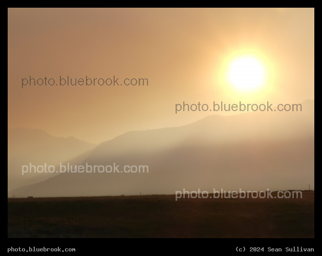 Hazy Sunset - Corvallis MT