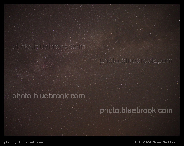 Zigzag Satellite Trails - Three satellites against a startfield near Cygnus, Corvallis MT