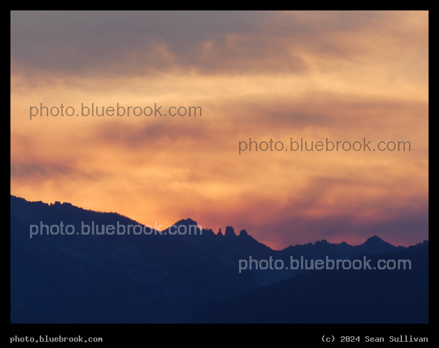 Jagged Sunset Silhouette - Corvallis MT