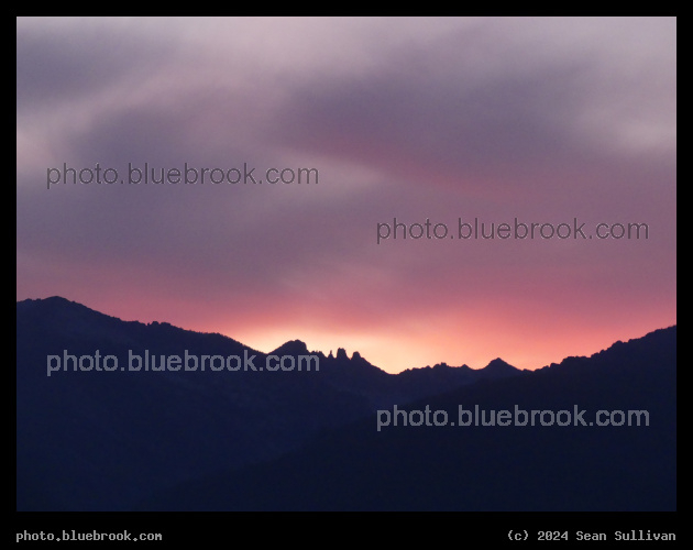 Glow behind the Mountains - Corvallis MT