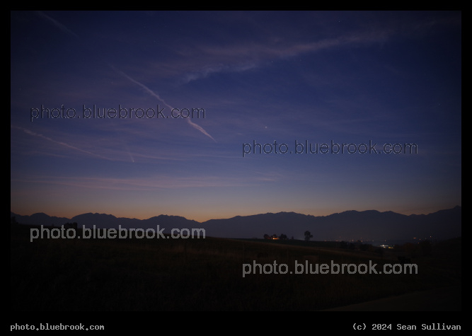 Cometary Apparition - Comet Tsuchinshan-ATLAS (on left, Arcturus in center) from Corvallis MT