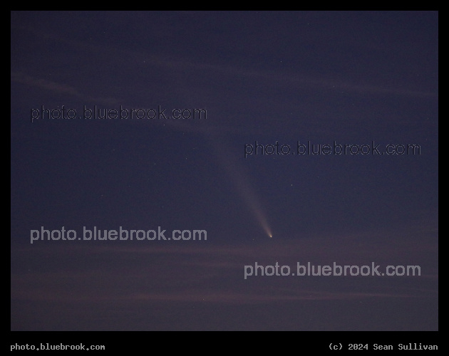 Comet at Dusk - Comet Tsuchinshan-ATLAS from Corvallis MT