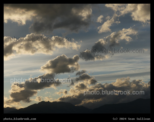 Puffy Clouds in an October Sunset - Corvallis MT