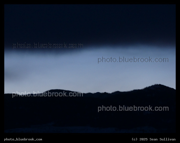 Bands of Blue - Before sunrise, Corvallis MT