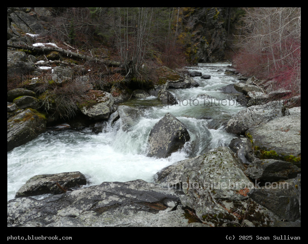 Kootenai Creek in April - Kootenai Creek, Bitterroot National Forest, Stevensville MT