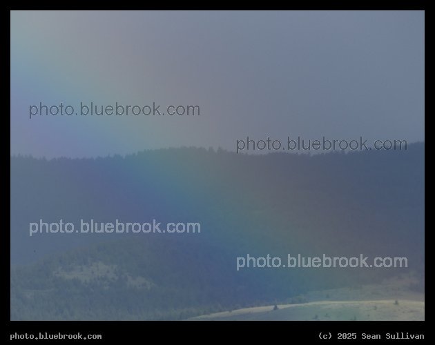 Evening Rainbow in the Sapphires - Corvallis MT