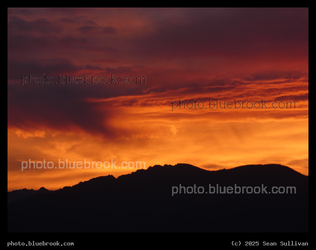 Orange Light over the Horizon - Corvallis MT