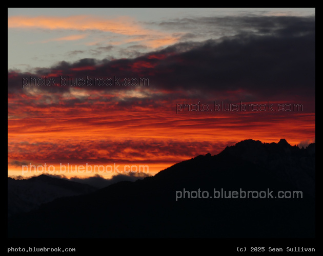 Brilliant October Sunset - Corvallis MT