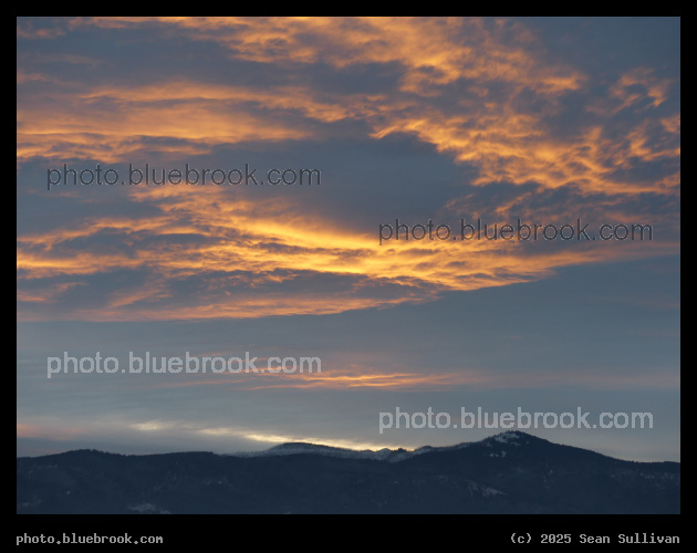Sunlight from Under the Clouds - Dawn sky, Corvallis MT