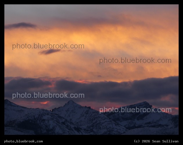Wild January Sunset - Corvallis MT
