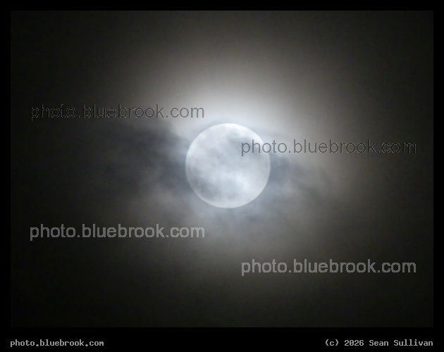 Moon through April Clouds - Corvallis MT