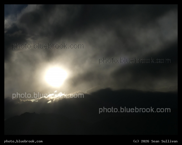 Brilliant Sun through Cloudy Sky - Corvallis MT